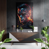 Terminator Brushed Aluminum Dibond Wall Art.